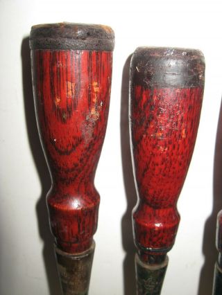 Set of 4 Vintage Stanley 750 Bevel Edge Wood Chisels - 1 