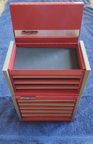 Snap - On Micro Mini Tool Box Top And Bottom Red