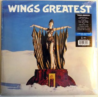 Paul Mccartney - Wings Greatest - Blue Vinyl - 180 Gram Lp - Germany - 2018 -