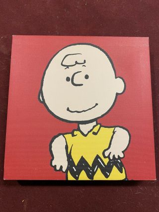 Peanuts Canvas Wall Art Print Charlie Brown 10 X 10