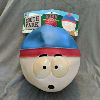 Vintage Adult South Park " Stan " Mask 1998 Comedy Central Rubber Latex