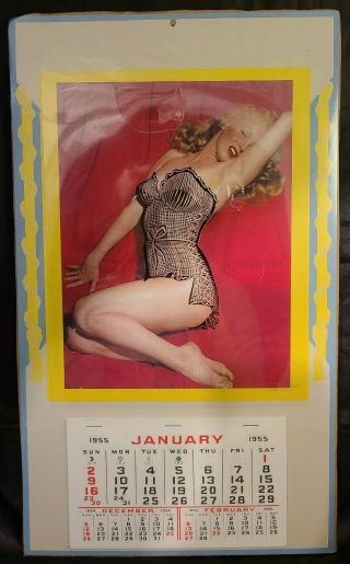 Marilyn Monroe " Golden Dreams " - 1955 Pin - Up Calendar Kes