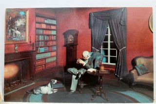 Florida Fl White Springs Foster Museum Dog Tray Diorama Postcard Old Vintage Pc