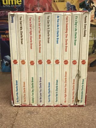The World Of Charlie Brown Hc 9 Double Volumes A Mattel Book Silver Age Vintage