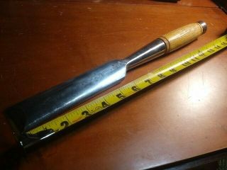 Antique Timber Framing Chisel 1 1/2 " T.  H.  Witherby