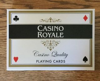 Casino Royale James Bond 007 Playing Cards 2 Deck Set & $5 Chip Cartamundi