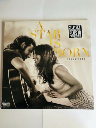 Lady Gaga - A Star Is Born (soundtrack) Deluxe 2 X 180g Vinyl Lp &