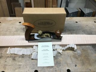 Lie Nielsen 164 Low Angle Smooth Plane With Box And Instructions.