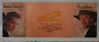 Wanda Nevada 1979 Film Brochure Brooke Shields Peter Fonda Western