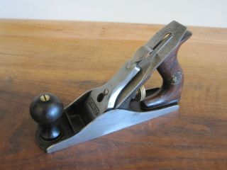 Vintage Antique Stanley No.  3 Type 14 (1929 - 1930) Smooth Woodworking Plane Tool