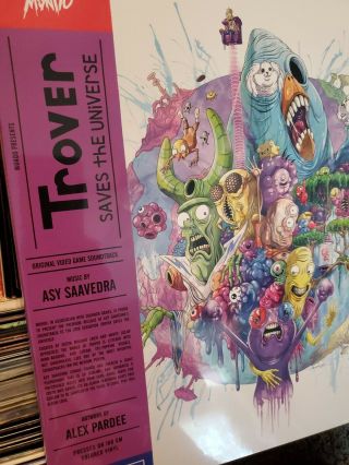 Trover Saves The Universe Video Game Soundtrack 180g Neon Purple Color Vinyl 2
