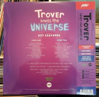 Trover Saves The Universe Video Game Soundtrack 180g Neon Purple Color Vinyl 3