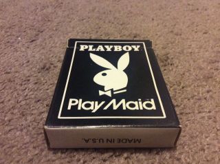 Vintage 1970s Playboy Play Maid Deck Of 52 Playing Cards Nude Playmates 3