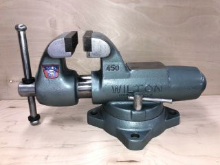 Wilton 4 1/2 " Bullet Vise,  Swivel Base,  Machinist Model