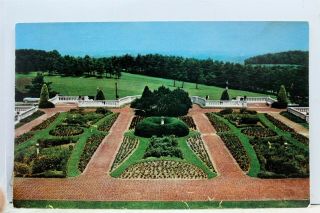 Pennsylvania Pa Hotel Hershey Formal Gardens Dining Room Postcard Old Vintage Pc
