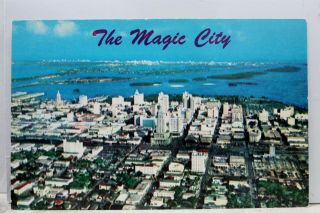 Florida Fl Miami Beach Magic City Postcard Old Vintage Card View Standard Post