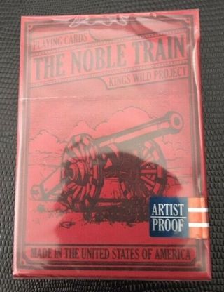 Noble Train Artist Proof Playing Cards Jackson Robinson Rare Limited