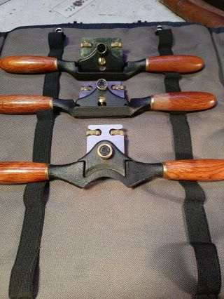 Veritas Spokeshave Set With Matching Tool Roll 05p3315 Set.