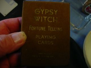 Vintage Gypsy Witch Card Deck - All -.  Fortune Telling Deck