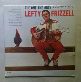 Lefty Frizzell / The One And Only Left Frizzell (lp) Columbia Cl1342