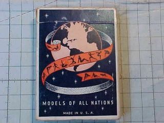VINTAGE 1950s RISQUE PLAYING CARDS MODELS OF ALL NATIONS NUDE WOMEN 2