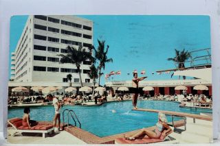 Florida Fl Miami Beach Ivanhoe By The Sea Postcard Old Vintage Card View Post Pc