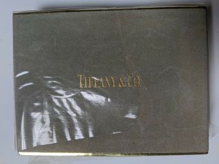 Vintage Tiffany & Co Playing Cards 2 Decks Velvet Box