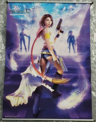 Final Fantasy X - 2 Yuna Square Enix Wall Scroll