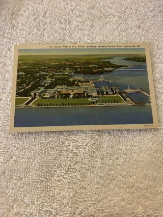 Vintage Us Naval Academy Postcard