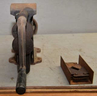 Stewart Handy Worker machinist vise drill anvil collectible blacksmith tool 3