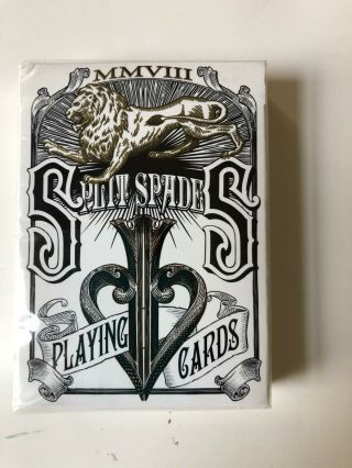 David Blaine Split Spades Playing Cards 1st Edition Mmviii