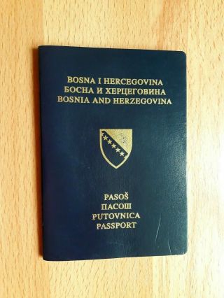 Bosnia And Herzegovina,  Collectible Passport With Visas,  Cancelled