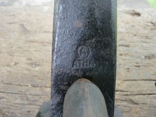 Large 8 lb.  4 oz.  ATHA Blacksmith/Anvil/Forge Flatter Hammer Mkd.  4 VG 2