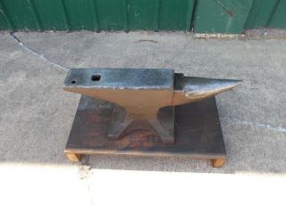 154 lb HAY BUDDEN BLACKSMITH ANVIL metal forging shop tool PICK UP ONLY 3