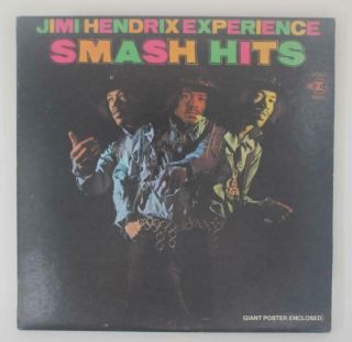 Jimi Hendrix Experience Lp Smash Hits Reprise Company Inner W/ Poster