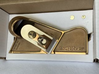 Veritas Edge - Trimming Block Plane Solid Bronze Body W/ Box