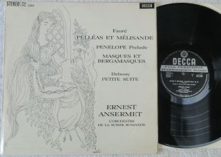 Sxl 2303 - Ansermet - Fauré/debussy - Pelléas Et Mélisande / Pénélope Prelude
