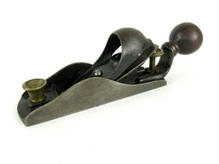 Great Stanley 9 3/4 Tail Handle Block Plane Adjustable Iron & Mouth T6248