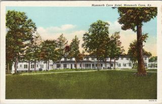 Vintage Postcard,  Mammoth Cave Hotel,  Mammoth Cave,  Ky