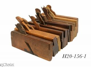 Mixed Wood Wooden Plane Hollow Round H&r Molding Plane Carpenter Tools