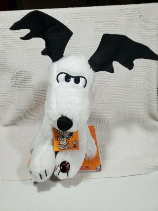 Peanuts Snoopy Animated Musical Bat Ears Halloween Plush Nwt Htf