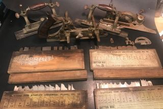 Stanley No 55 Universal Combination Plane With 4 Box Cutters 1893 To 1895 Patent