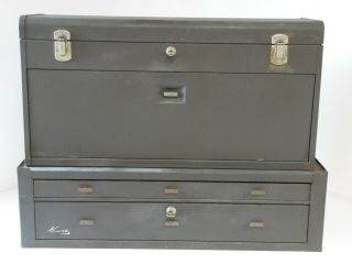 Kennedy 526 - 135753 8 - Drawer Machinist Box With 2 Drawer Riser Box Both W/ Keys