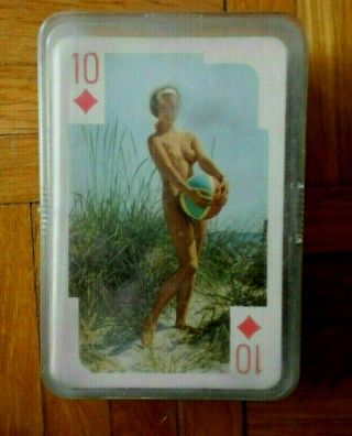 Erotic 55 Playing Cards In The Plastic Box Vintage Playing Cards Erotic