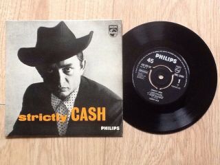 Johnny Cash.  Strictly Cash E.  P 7 "