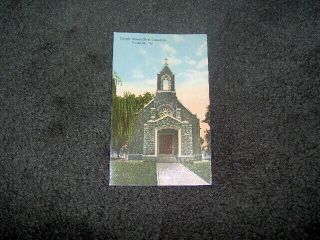 Vintage Chapel,  Mount Olvet Cemetery,  Frederick,  Maryland Postcard - Unposted
