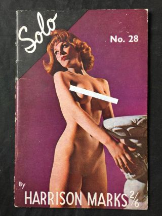 Vtg 50’s Harrison Marks Solo No.  28 Girls Spicy Risque Girlie Pinups