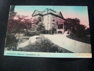 Vintage Postcard - Governor 