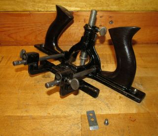 Stanley No.  171 Door Trim & Router Plane,  With Fence,  Rods & One Cutter (1/2 ")