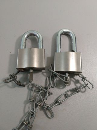 2 S&g - [ Sargent And Greenleaf ] - Environmental Padlock - With (2) Keys 102